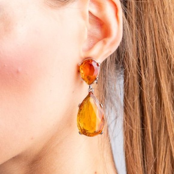 KENNETH JAY LANE, DOUBLE DROP CLEAR CRYSTAL… - Picture 13 of 15